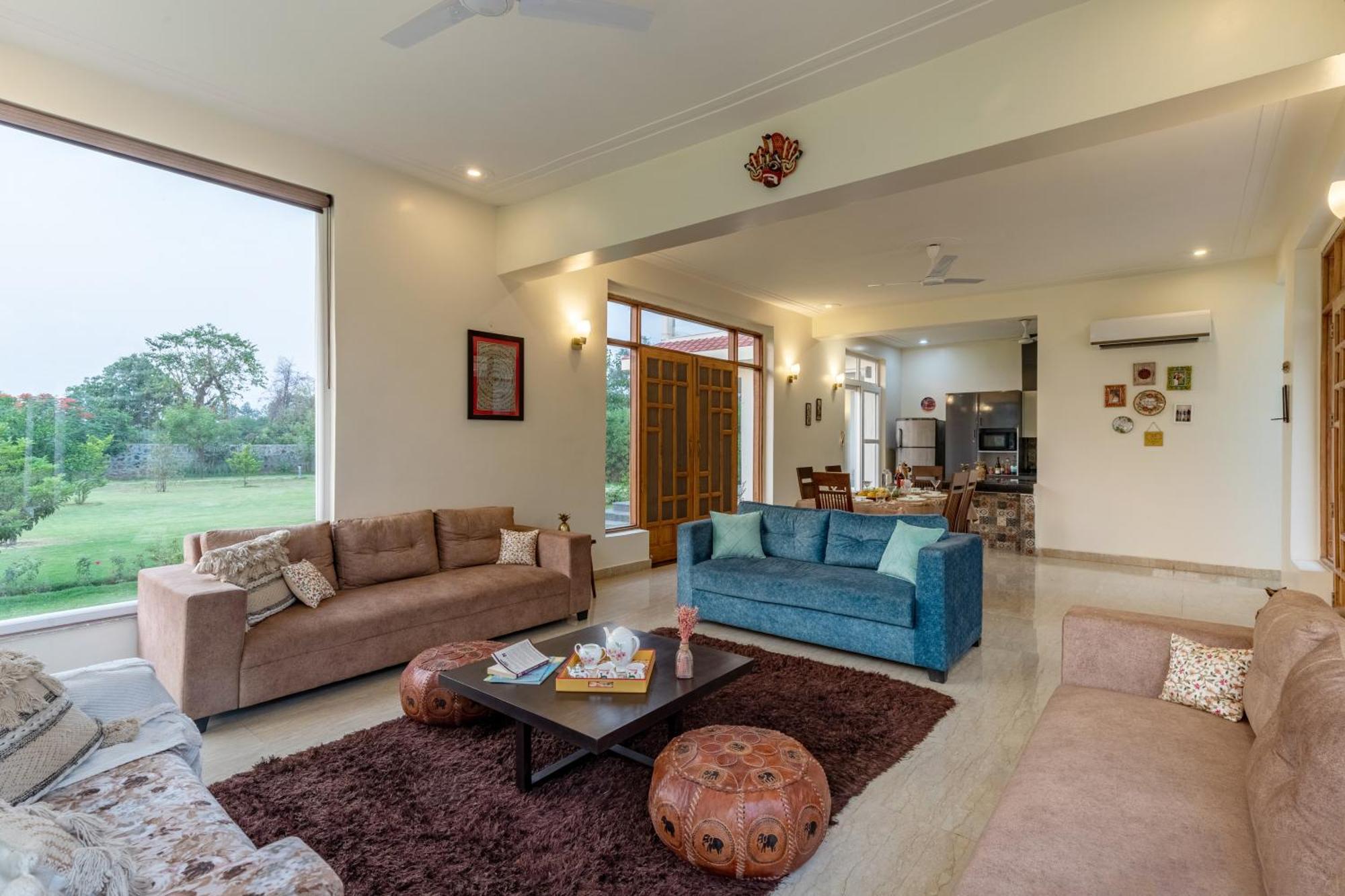 Alaya Stays Raga 2Bhk Farmstay With An Entertainment Lounge Sohna Extérieur photo